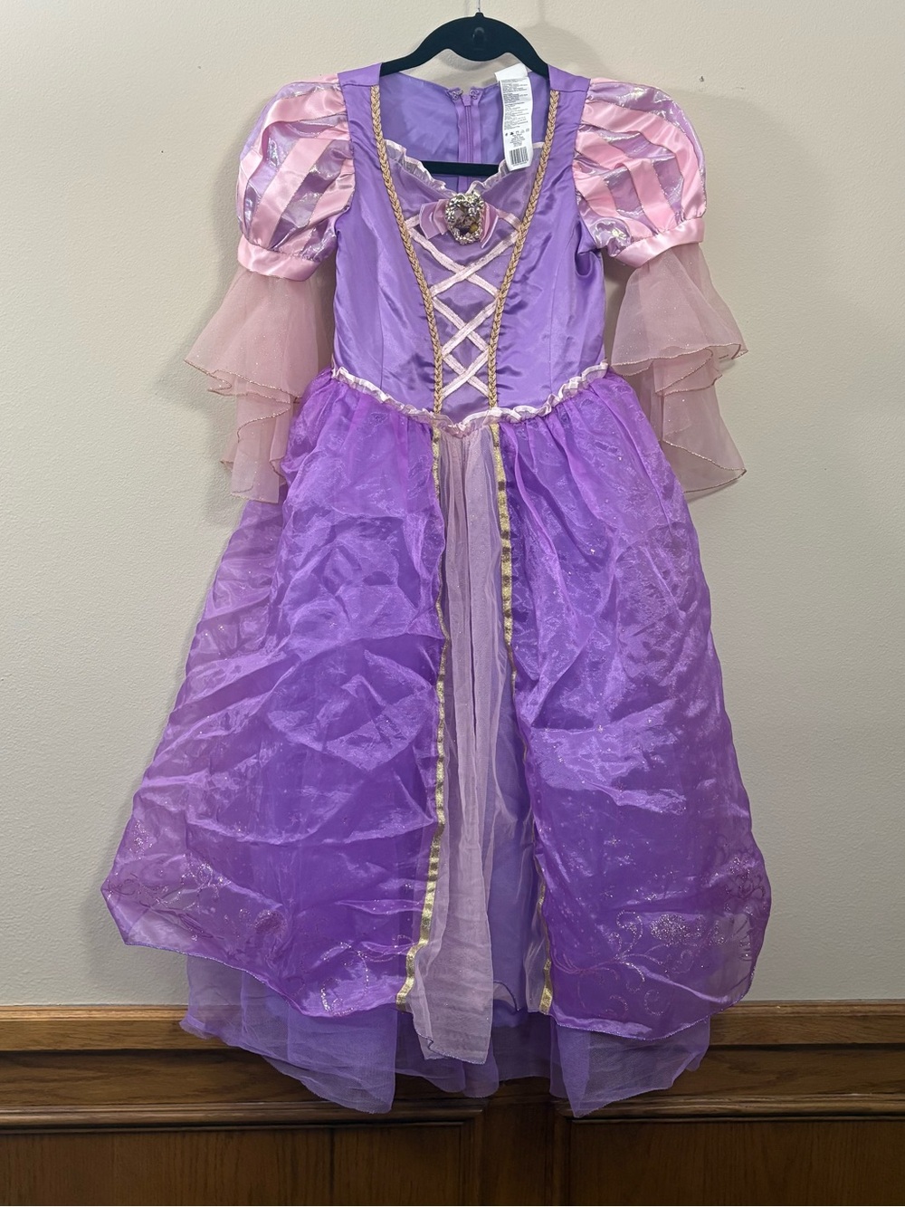 Disney Princess Rapunzel Dress Costume girls Size 7-8 Halloween dress up tangled
